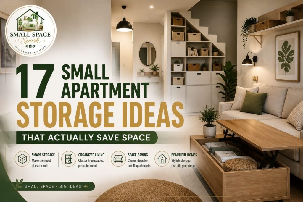 17 small apartment storage ideas for an organized and space-saving home